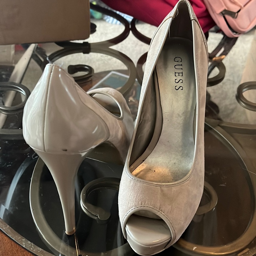 Guess faux suede cream